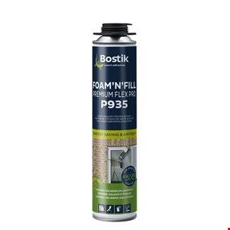 Bostik purschuim - P935 - FOAM'N'FILL Premium Flex Pro - wit - 750 ml