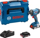 Bosch accu slagmoeraanzetter - GDR 18V-160 - 18V - 2x2.0 Ah en snellader - in L-BOXX