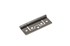 DX louvredeurscharnier - vernikkeld - 63x27 mm 