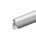 Ellen inbouw tochtprofiel - AIB 4G - 2300 mm - aluminium