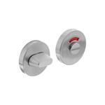 Intersteel toilet-/badkamersluiting met rond rozet - Ø 52,5 mm - verdekt - RVS geborsteld