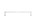 Dauby houder + 2 lange eindsteunen - Pure Plus - wit brons - 1000 mm
