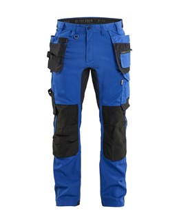 Blåkläder 1750 werkbroek 2-weg stretch - blauw/zwart maat 56