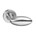 Intersteel deurkruk met rozet - Golfclub - met ring en veer - RVS geborsteld