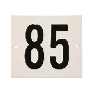 Besbo huisnummerplaat - Nr. 85 - aluminium