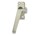 AXA raamsluiting 3308 - met drukknop en nok - draairichting 1-4 - linksdraaiend - alu. F2 - 3308-41-92/E 