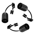 Bailey lampfitting (3st) - E27 - max. 60W - verhuissetje