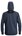 Snickers Workwear fleece hoodie - 8041 - Flexiwork - blauw/zwart - maat S