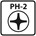 Hoenderdaal gipsplaatschroef - HI-LO zwart gefosfateerd - PH-2 - 3.9x25mm