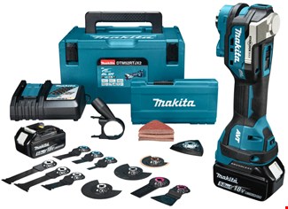 Makita accu multitool - DTM52RTJX2 - 18V - 2x5.0 Ah accu en lader - met accessoireset - in Mbox