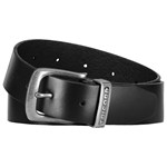 Tricorp riem leer - Workwear - 652007 - zwart - maat 100-130