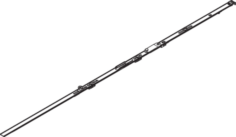 Roto Schaargeleiding 450/890 Royal NT (1V) 601551 van 801 tot 1000 mm