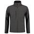 Tricorp softshell jack - Bi-Color - Workwear - 402002 - donkergrijs/zwart - maat L