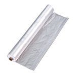 Foliefol bouwfolie - T100 - transparant - 50 x 4 meter - 0.027 mm dik 
