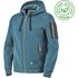 Opsial zipsweater/hoodie ELLIOT OGT blauw maat M