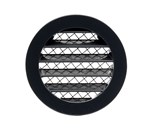 Nedco schoepenrooster - grofmazig - Ø125mm - antraciet - aluminium