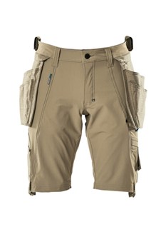 Mascot Advanced short - 17149-311 - afritsbare spijkerzakken - kaki - maat C58