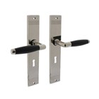 Intersteel deurkruk met schild - Ton Basic - nikkel en mat nikkel