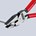 Knipex kracht-combinatietang - 200 mm - kop gepolijst - 02 02 200