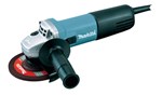 Makita haakse slijper 230V - 9558HNRGK - 840W - ∅125mm - met vastzetschakelaar - in koffer