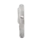 Dauby deurkruk op schild - Pure PHT"T+T" / P40 - mat wit brons - blind