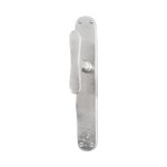 Dauby deurkruk op schild - Pure PHT"T+T" / P40 - mat wit brons - blind