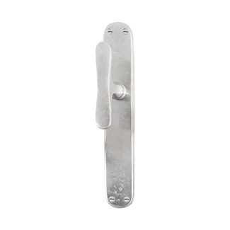 Dauby deurkruk op schild - Pure PHT"T+T" / P40 - mat wit brons - blind