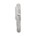 Dauby deurkruk op schild - Pure PHT"T+T" / P40 - mat wit brons - blind