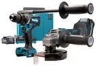 Makita accu combiset - boren/schroeven/slijpen - DK0124G201 - 40V Max- 2x4.0 Ah accu en snellader - in Mbox