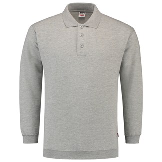 Tricorp polosweater boord - Casual - 301005 - grijs melange - maat XXL
