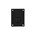 Intersteel luikring - rechthoekig - 50 x 39 mm - mat zwart