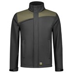 Tricorp softshell jas - Naden - bicolor - donkergrijs/legergroen - XS - 402021