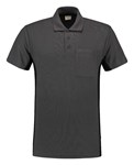 Tricorp Workwear 202002 Bi-color unisex poloshirt Donkergrijs Zwart S