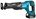 Makita accu reciprozaag - DJR186RTE - 18V - 2x5.0 Ah accu en snellader - in koffer