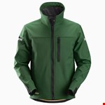 Snickers Workwear 1200 Softshell werkjas bosgroen/zwart - maat XS