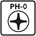 Ivana 56740 schroefbit [5x] - PH-0 - 1/4" x 25mm  