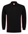 Tricorp polosweater Bi-Color - Workwear - 302001 - zwart/rood - maat M
