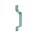Gebr. Bodegraven handgreep - 250x30x8mm - verzinkt