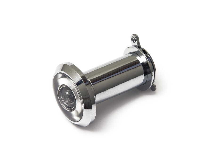 DX deurspion zichtveld 200° - Ø14 mm - deurdikte 35/60 mm - messing verchroomd - DRS2140B