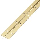 Pianoscharnieren - vermessingd - lengte 3500 mm