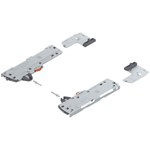 blum TIP-ON BLUMOTION SET eenheid L+R tot 20kg voor LBX en MOV NL 350-600mm, inclusief meenemers en koppelstuk voor synchronisering Kleur: R7035 lichtgrijs