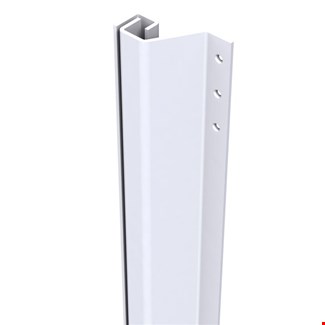 SecuStrip Plus buitendraaiend - terugligging 7-13mm - 2115mm wit - 1010.161.02