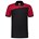 Tricorp Workwear 202006 Bicolor Naden unisex poloshirt Zwart Rood XXL