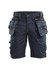 Blåkläder X1900 short denim stretch blauw/zwart maat 50