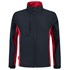 Tricorp softshell jack - Bi-Color - Workwear - 402002 - marine blauw/rood - maat 5XL