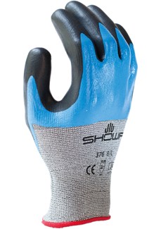 Showa handschoenen - S-TEX 376 - maat XL - blauw - nitril
