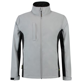 Tricorp softshell jack - Bi-Color - Workwear - 402002 - grijs/zwart - maat 4XL
