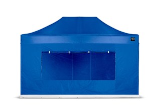 Grizzly zijwand RAAM - GO-WORK - 4,5 m - blauw