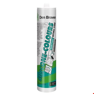 Zwaluw COLOURS + NATURAL STONE - siliconenkit - 310 ml - licht ivoor RAL1015