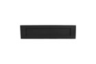 Dauby brievenbusklep - Pure PLE-EXT - verouderd ijzer zwart - 327x80 mm